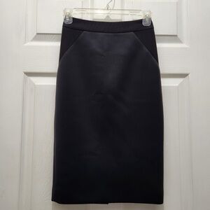 Ted Baker London Black Pencil Skirt with Contrast Side Panels